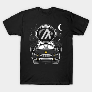 Astronaut Car Algorand ALGO Coin To The Moon Crypto Token Cryptocurrency Wallet Birthday Gift For Men Women T-Shirt